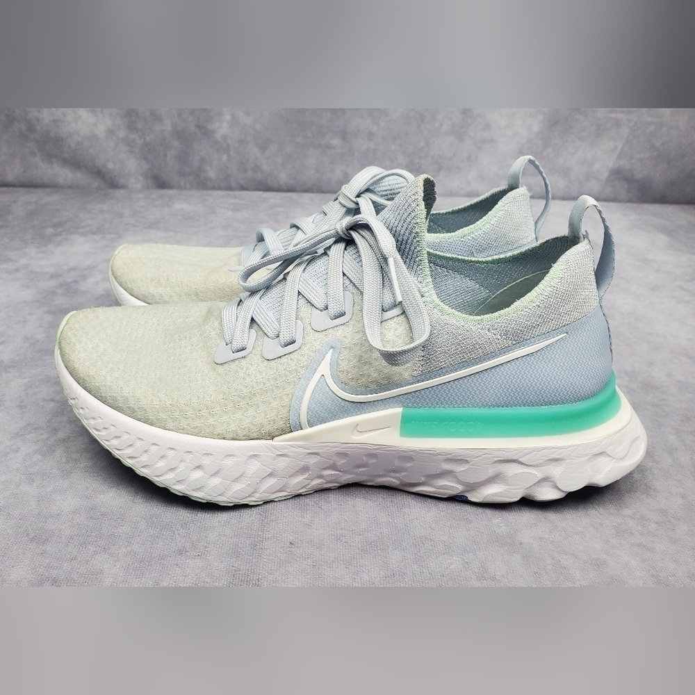 Nike React‎ Infinity Run Flyknit Blue Running Shoes CD4372-400 Women's Size 8